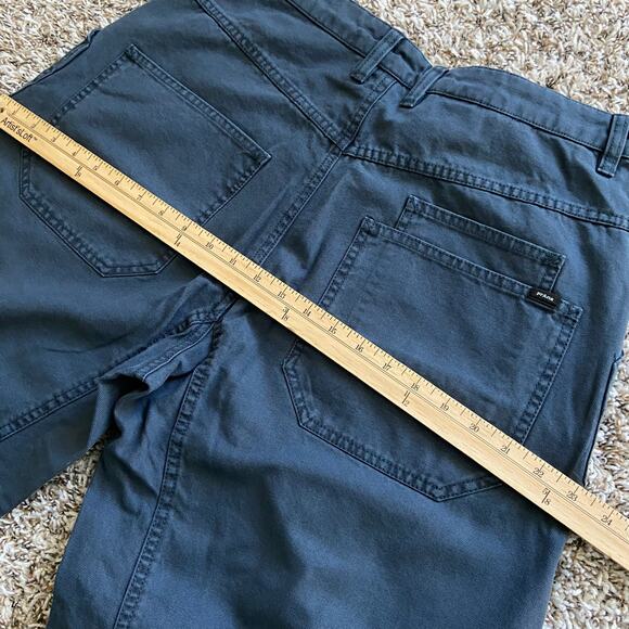 Prana Melrose Pant Womens 12 Stormy Night Relaxed Fit MR Canvas Jean 100% Cotton - Picture 11 of 11